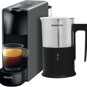 Krups Nespresso Essenza Mini XN110B Grijs + Melkopschuimer - vergelijk en bespaar - Vergelijk365