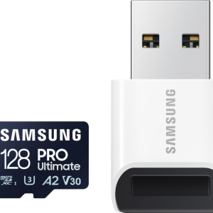 Samsung PRO Ultimate 128 GB (2023) microSDXC + USB lezer - vergelijk en bespaar - Vergelijk365