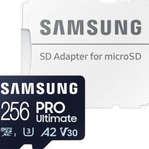 Samsung PRO Ultimate 256 GB (2023) microSDXC + SD Adapter - vergelijk en bespaar - Vergelijk365