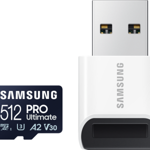 Samsung PRO Ultimate 512 GB (2023) microSDXC + USB lezer - vergelijk en bespaar - Vergelijk365