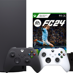 Xbox Series X + EA Sports FC 24 + Tweede Controller Wit + Play & Charge kit - vergelijk en bespaar - Vergelijk365