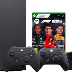 Xbox Series X + F1 23 + Microsoft Xbox Controller Zwart + Play & Charge kit - vergelijk en bespaar - Vergelijk365
