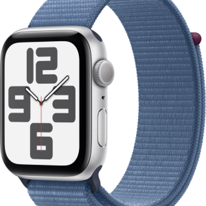 Apple Watch SE (2022) 44mm Zilver Aluminium Sport Loop - vergelijk en bespaar - Vergelijk365