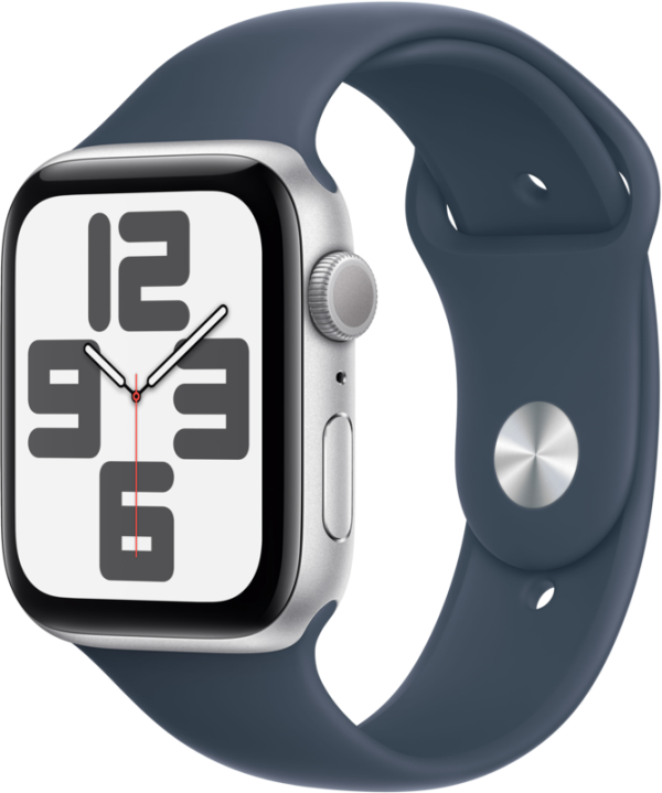 Apple Watch SE (2022) 44mm Zilver Aluminium Sportband M/L - vergelijk en bespaar - Vergelijk365