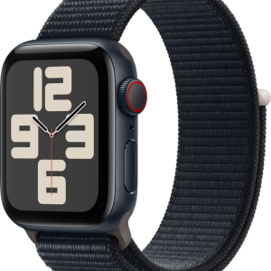 Apple Watch SE (2022) 4G 40mm Midnight Aluminium Sport Loop - vergelijk en bespaar - Vergelijk365