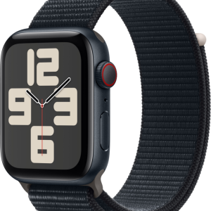 Apple Watch SE (2022) 4G 44mm Midnight Aluminium Sport Loop - vergelijk en bespaar - Vergelijk365