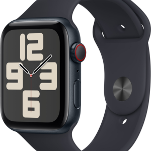 Apple Watch SE (2022) 4G 44mm Midnight Aluminium Sportband M/L - vergelijk en bespaar - Vergelijk365