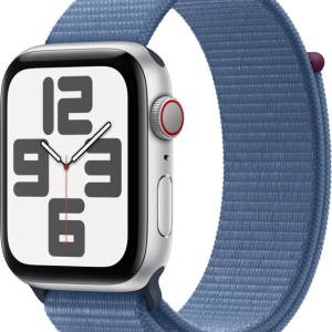 Apple Watch SE (2022) 4G 44mm Zilver Aluminium Sport Loop - vergelijk en bespaar - Vergelijk365