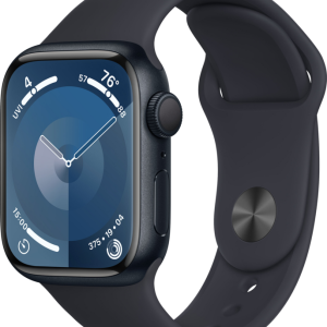 Apple Watch Series 9 41mm Midnight Aluminium Sportband M/L - vergelijk en bespaar - Vergelijk365