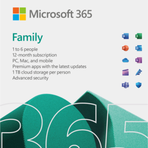 Microsoft Office 365 Family EN Abonnement 1 jaar - vergelijk en bespaar - Vergelijk365