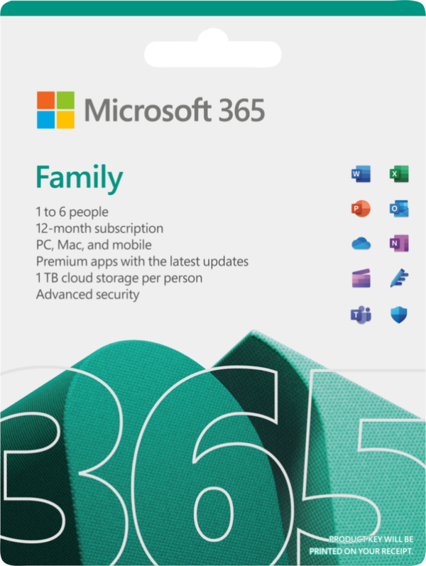 Microsoft Office 365 Family EN Abonnement 1 jaar - vergelijk en bespaar - Vergelijk365