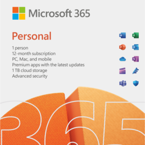 Microsoft Office 365 Personal EN Abonnement 1 jaar - vergelijk en bespaar - Vergelijk365