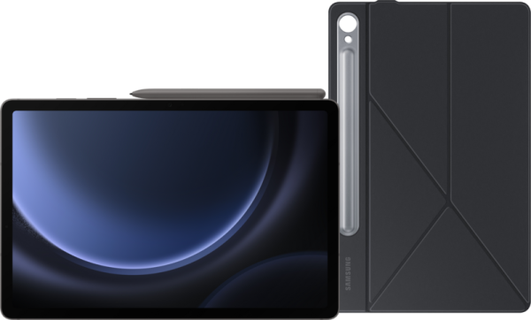 Samsung Galaxy Tab S9 FE 256GB Wifi Grijs + Book Case Zwart - vergelijk en bespaar - Vergelijk365