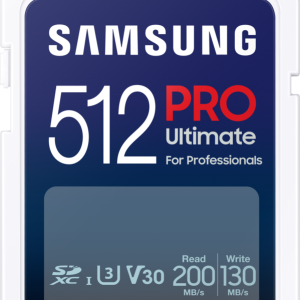 Samsung PRO Ultimate 512 GB (2023) SDXC - vergelijk en bespaar - Vergelijk365