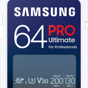Samsung PRO Ultimate 64 GB (2023) SDXC - vergelijk en bespaar - Vergelijk365