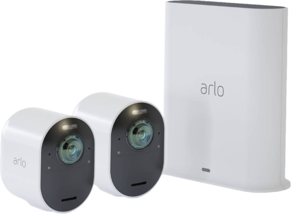 Arlo Ultra 2 Beveiligingscamera 4K Wit Duo Pack - vergelijk en bespaar - Vergelijk365