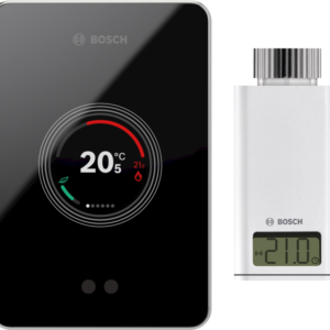 Bosch EasyControl CT200 zwart + Bosch EasyControl Smart Radiator Thermostat RT10-RF - vergelijk en bespaar - Vergelijk365