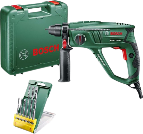 Bosch PBH 2100 RE + borenset - vergelijk en bespaar - Vergelijk365