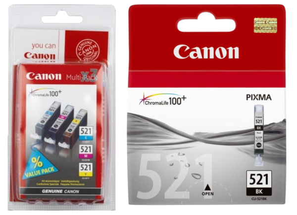 Canon CLI-521 Cartridges Combo Pack - vergelijk en bespaar - Vergelijk365