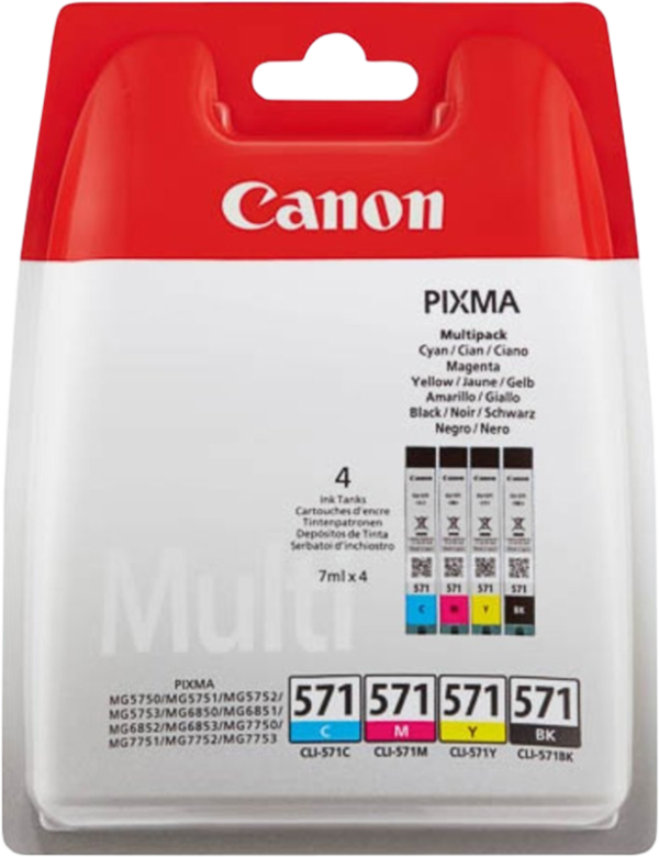 Canon CLI-571 Cartridges Combo Pack - vergelijk en bespaar - Vergelijk365