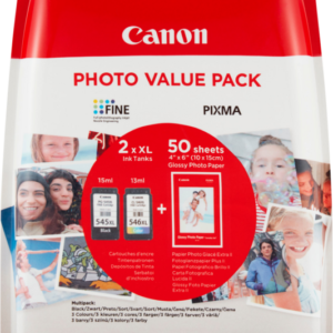Canon PG545XL/CL546XL + Canon GP-501 Fotopapier - vergelijk en bespaar - Vergelijk365