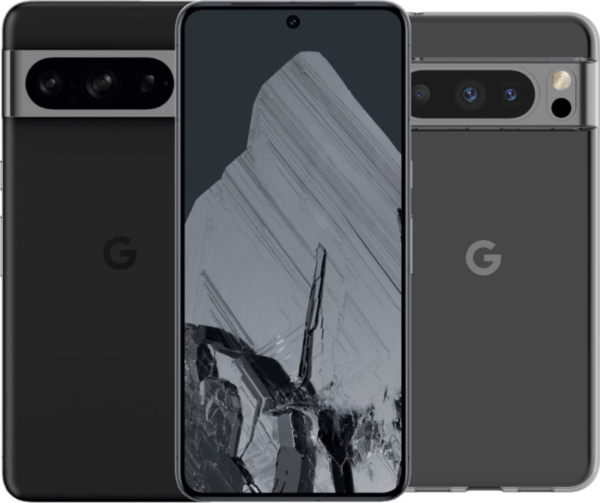Google Pixel 8 Pro 256GB Zwart 5G + BlueBuilt Back Cover Transparant - vergelijk en bespaar - Vergelijk365