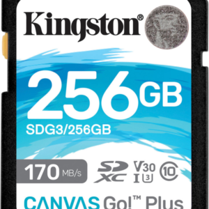 Kingston Canvas Go Plus 256GB SDXC - vergelijk en bespaar - Vergelijk365