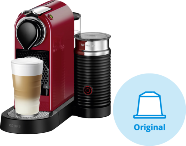 Krups Nespresso Citiz & Milk XN7615 Kersenrood - vergelijk en bespaar - Vergelijk365