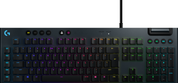 Logitech G815 Lightsync RGB Mechanical Gaming Keyboard GL Tactile QWERTY - vergelijk en bespaar - Vergelijk365