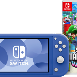 Nintendo Switch Lite Blauw + Super Mario Bros. Wonder - vergelijk en bespaar - Vergelijk365