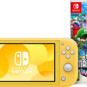 Nintendo Switch Lite Geel + Super Mario Bros. Wonder - vergelijk en bespaar - Vergelijk365