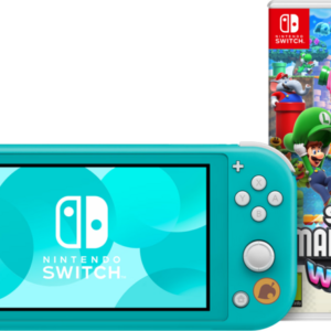 Nintendo Switch Lite Turquoise + Super Mario Bros. Wonder - vergelijk en bespaar - Vergelijk365