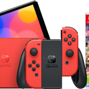 Nintendo Switch OLED Super Mario Editie + Mario Kart 8 Deluxe - vergelijk en bespaar - Vergelijk365