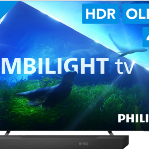 Philips 77OLED808 - Ambilight (2023) + Soundbar + Hdmi kabel - vergelijk en bespaar - Vergelijk365