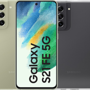 Samsung Galaxy S21 FE 128GB Groen 5G + Otterbox React Back Cover Transparant - vergelijk en bespaar - Vergelijk365