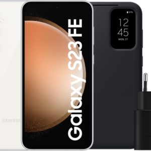 Samsung Galaxy S23 FE 128GB Crème 5G + Accessoirepakket - vergelijk en bespaar - Vergelijk365
