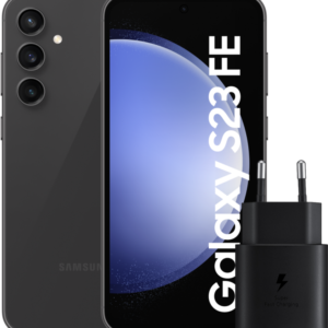 Samsung Galaxy S23 FE 128GB Grijs 5G + Samsung Oplader 25 Watt Zwart - vergelijk en bespaar - Vergelijk365