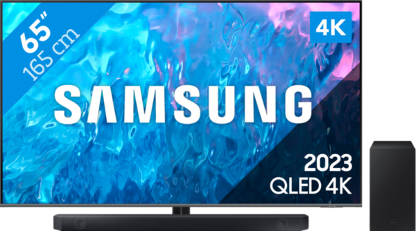 Samsung QLED 65Q74C (2023) + soundbar - vergelijk en bespaar - Vergelijk365