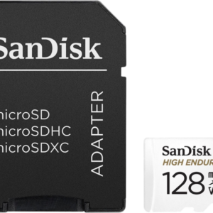Sandisk Micro SDXC High Endurance 128GB 100MB/s + Adapter - vergelijk en bespaar - Vergelijk365