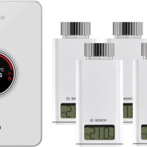 Bosch EasyControl CT200 wit + 5x Bosch EasyControl Smart Radiator Thermostat RT10-RF - vergelijk en bespaar - Vergelijk365