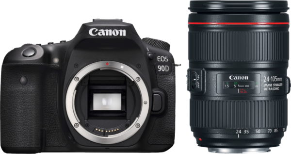 Canon EOS 90D + EF 24-105mm f/4L IS II USM - vergelijk en bespaar - Vergelijk365