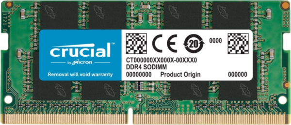 Crucial 16GB 2400MHz DDR4 SODIMM (1x16GB) - vergelijk en bespaar - Vergelijk365