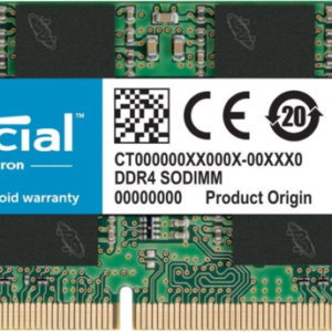Crucial 8GB 2400MHz DDR4 SODIMM (1x8GB) - vergelijk en bespaar - Vergelijk365