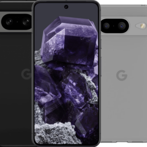 Google Pixel 8 128GB Zwart 5G + BlueBuilt Back Cover Transparant - vergelijk en bespaar - Vergelijk365