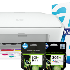 HP Deskjet 2710e + 1 set extra inkt + 500 vellen A4 papier - vergelijk en bespaar - Vergelijk365