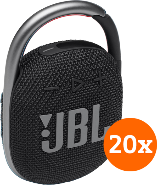 JBL Clip 4 zwart 20-pack - vergelijk en bespaar - Vergelijk365