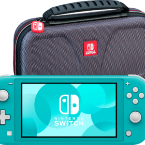 Nintendo Switch Lite Turquoise + Bigben Officiële Nintendo Switch Lite Beschermtas - vergelijk en bespaar - Vergelijk365