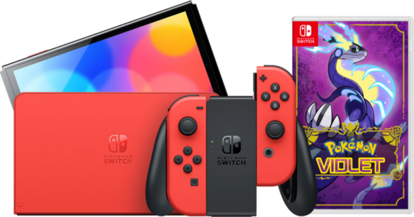Nintendo Switch OLED Super Mario Editie + Pokémon Violet - vergelijk en bespaar - Vergelijk365