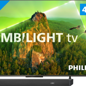 Philips 75PUS8108 - Ambilight (2023) + Soundbar + Hdmi kabel - vergelijk en bespaar - Vergelijk365