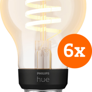 Philips Hue Filament White Ambiance Standaard 6-pack - vergelijk en bespaar - Vergelijk365